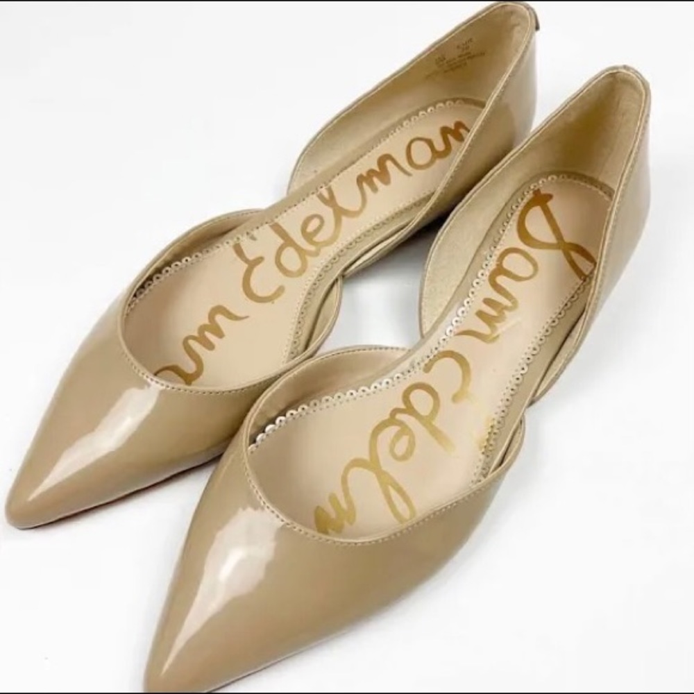 Sam Edelman Rodney flat, beige tan, size 9